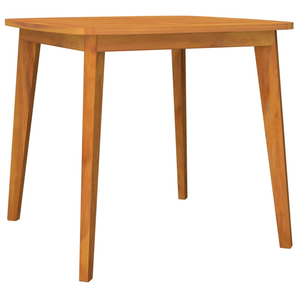 vidaXL Patio Table Outdoor Dining Table for Backyard Lawn Solid Wood Acacia