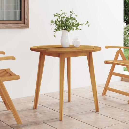 vidaXL Patio Table Outdoor Dining Table for Backyard Lawn Solid Wood Acacia