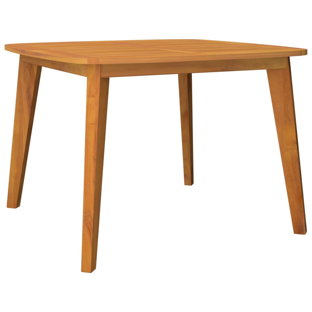 vidaXL Patio Table Outdoor Dining Table for Backyard Lawn Solid Wood Acacia