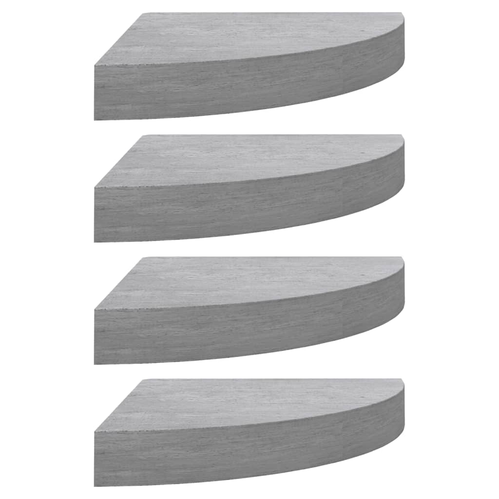 vidaXL Wall Corner Shelf Floating Corner Shelf Wall Mounted Display Shelf